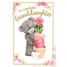 Granddaughter Photo Finish Me to You Bear Birthday Card