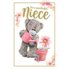 Niece Photo Finish Me to You Bear Birthday Card
