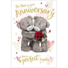 On Your Anniversary Photo Finish Me to You Bear Card