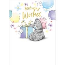 Birthday Wishes Me to You Bear Birthday Card