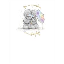 Bears and Rainbow Umbrella Me to You Bear Card