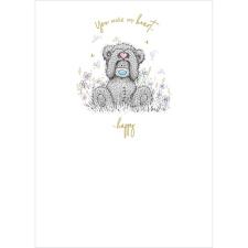 Bear Holding Heart Me to You Bear Card