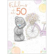 50th Birthday Me to You Bear Card