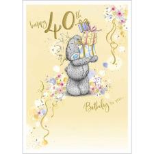 40th Birthday Me to You Bear Birthday Card