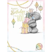Stacking Gifts Me to You Bear Birthday Card