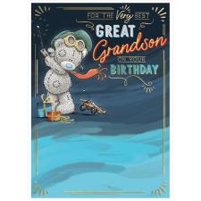 Great Grandson Me to You Bear Birthday Card