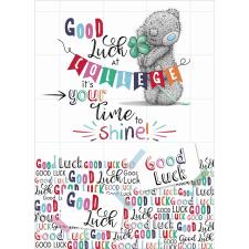 Good Luck at College Me to You Bear Card