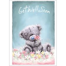 Get Well Soon Softly Drawn Me to You Bear Card