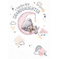Beautiful New Granddaughter Me to You Bear New Baby Card