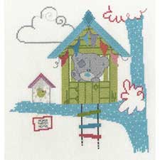 Home Tweet Home Me to You Bear Cross Stitch Kit