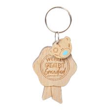 World's Greatest Grandad Me to You Bear Wooden Key Ring