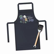 Best Dad Me to You Bear Apron &amp; Spatula BBQ Gift Set