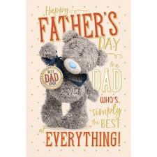 3D Holographic Dad Medal Fathers Day Card