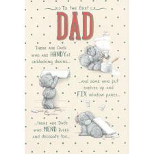 Best Dad Verse Me to You Bear Father&#39;s Day Card