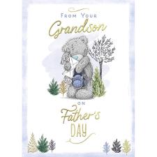 From your Grandson Me to You Bear Father's Day Card