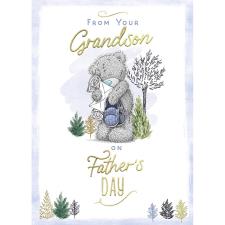 From your Grandson Me to You Bear Father&#39;s Day Card