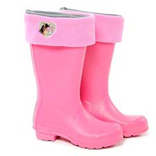 Small Me to You Bear Pink Fleece Boot Liner Size 7-9