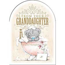 From Your Granddaughter Me to You Bear Mothers Day Card