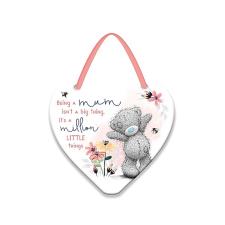 Mum Me to You Bear Heart Plaque