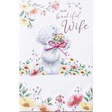 Beautiful Wife Handmade Me to You Bear Mother's Day Card