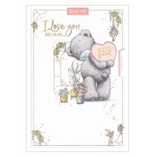 I Love You Because Me to You Bear Spinning Wheel Mother's Day Card