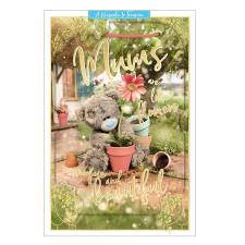 3D Holographic Mum's Are Like Flowers Me to You Bear Mother's Day Card