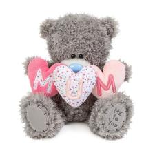 10&quot; MUM Padded Hearts Me to You Bear