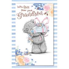 From Your Grandson Me to You Bear Mother's Day Card