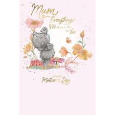 Mum Flowers &amp; Butterfly Me to You Bear Mother&#39;s Day Card