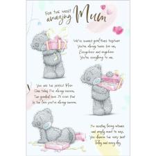 Amazing Mum Verse Me to You Bear Mother&#39;s Day Card