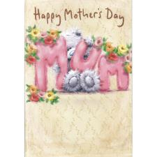MUM Letters Softly Drawn Me to You Bear Mother's Day Card