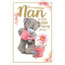 Wonderful Nan Me to You Bear Mother&#39;s Day Card