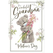 Wonderful Grandma Photo Finish Me to You Bear Mother&#39;s Day Card