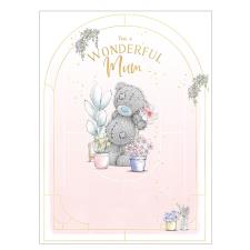 Wonderful Mum Flowers Me to You Bear Mother's Day Card