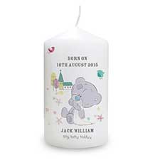 Personalised Tiny Tatty Teddy Candle