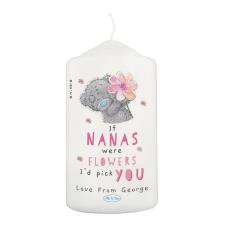 Personalised Me to You Bear I&#39;d Pick You Pillar Candle