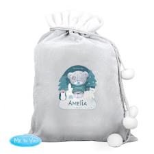 Personalised Winter Explorer Me to You Luxury Christmas Sack