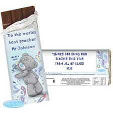 Personalised Me to You Bear Teacher 100g Chocolate Bar