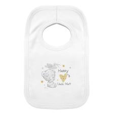 Personalised Tiny Tatty Teddy I Heart Baby Bib