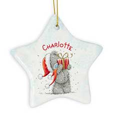 Personalised Me to You Bear Christmas Star Decoration