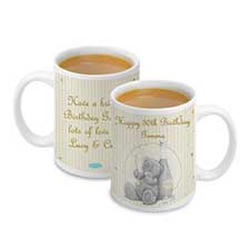 Personalised Me to You Bear Gold Stars Mug