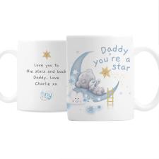 Personalised Tiny Tatty Teddy Daddy You&#39;re a Star Mug