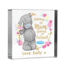 Personalised Me to You My Mum Large Crystal Block