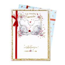 Amazing Fiancee Me to You Bear Valentine&#39;s Day Boxed Card