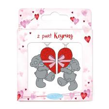 Love Heart 2 Part Me to You Bear Key Ring