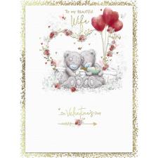 Beautiful Wife Large Me to You Bear Valentine&#39;s Day Card