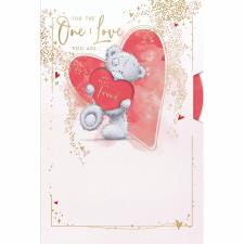 One I Love Spinning Wheel Me to You Bear Valentine&#39;s Day Card