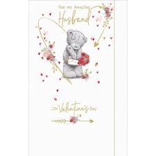 Amazing Husband Handmade Me to You Bear Valentine&#39;s Day Card