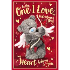 3D Holographic One I Love Me to You Valentine's Day Card