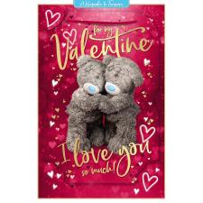 3D Holographic Keepsake For My Valentine Me to You Valentine's Day Card